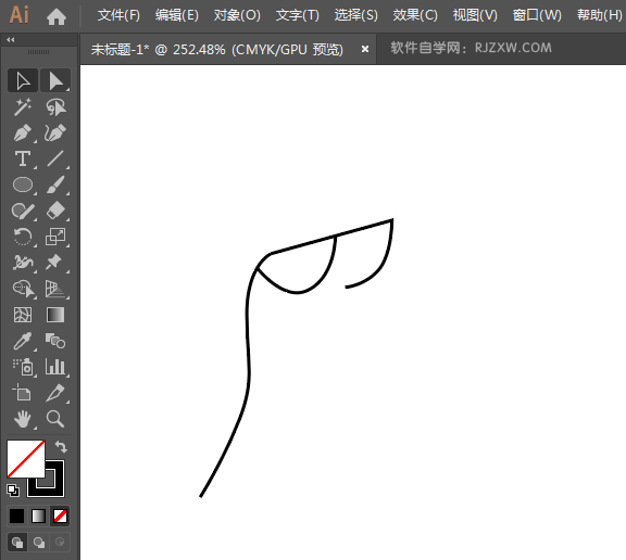 ai怎么绘制射击运动会图标