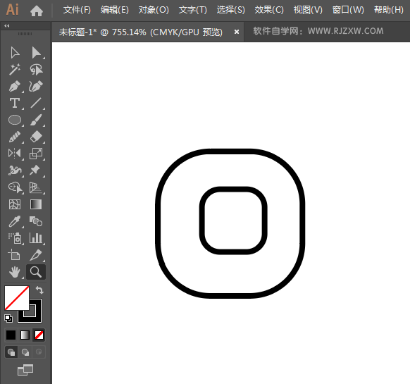 ai怎么设计配件APP图标