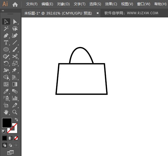 ai怎么设计箱包APP图标