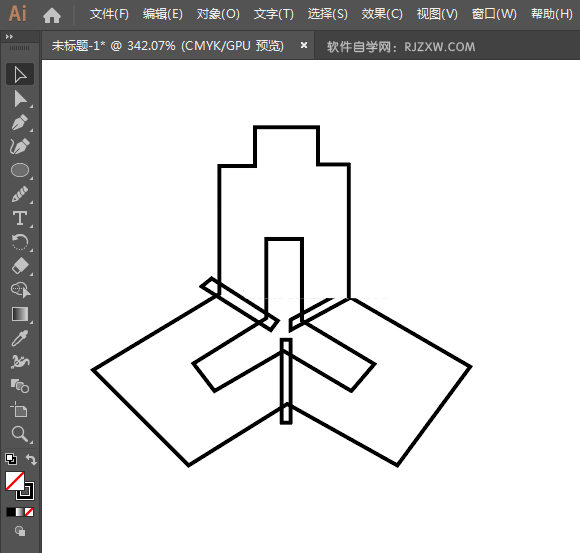 ai设计人民银行图标矢量图教程