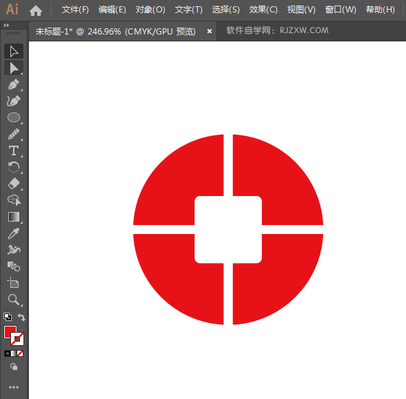 ai设计威京银行标志矢量图教程