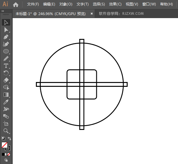 ai设计威京银行标志矢量图教程