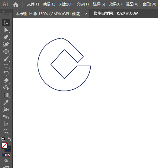 ai怎么设计中国建设银行LOGO