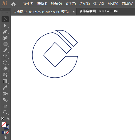 ai怎么设计中国建设银行LOGO