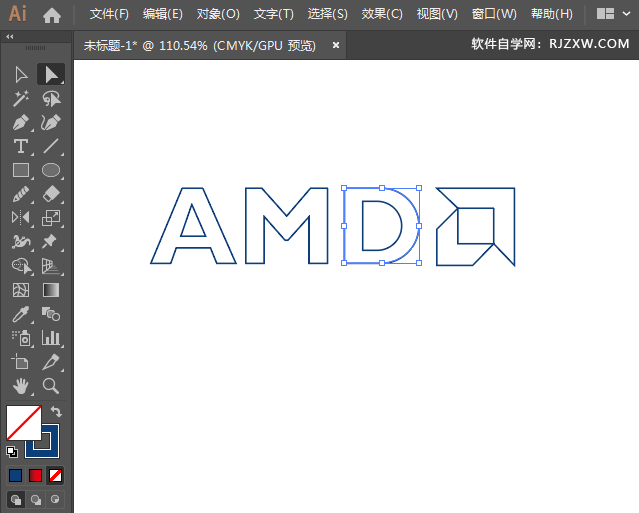 ai怎么设计AMD标志