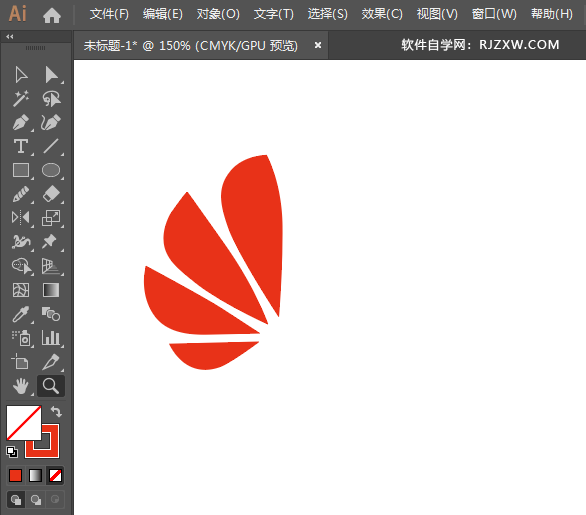 ai怎么设计华为新标志