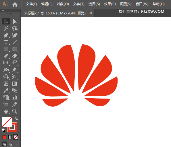 ai怎么设计华为新标志