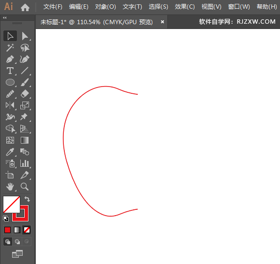 ai怎么画七色苹果图标