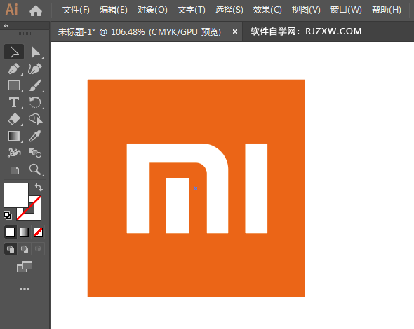 ai怎么画小米图标