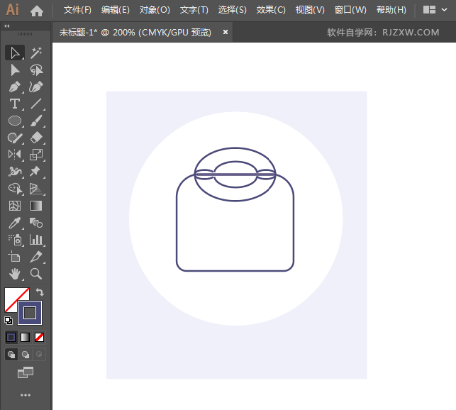 ai怎么设计鸭绒衣图形