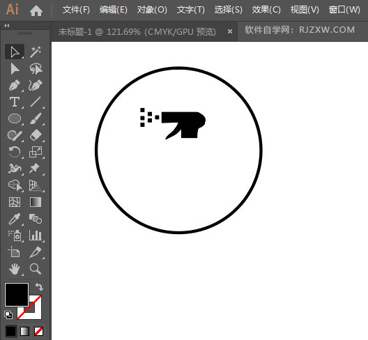 ai怎么画深度保洁标志