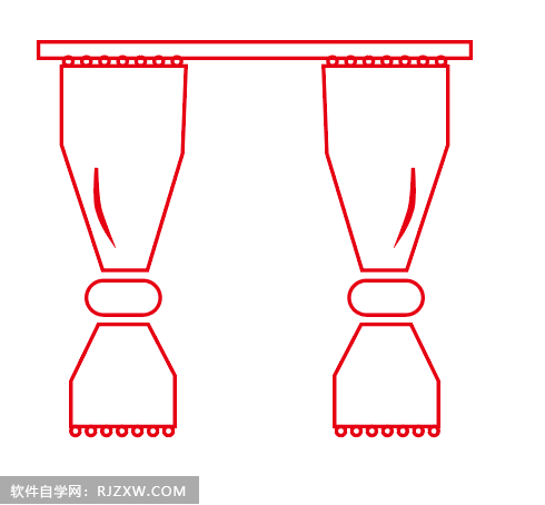 ai怎么设计窗帘清洗图标