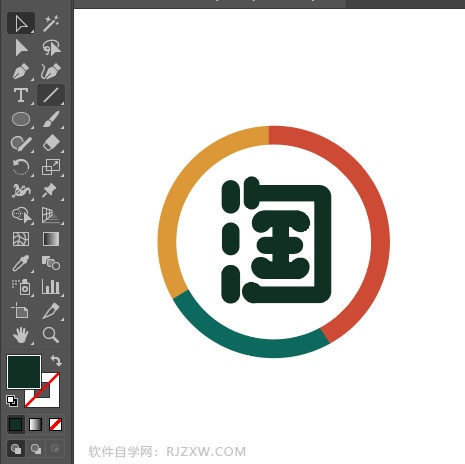 ai怎么画手机淘宝图标