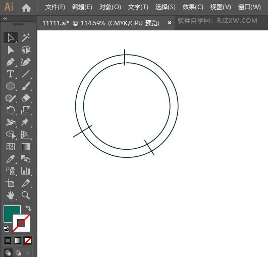 ai怎么画手机淘宝图标