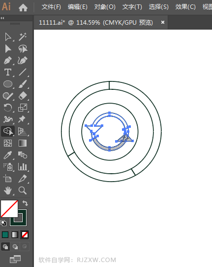ai怎么画系统升级图标