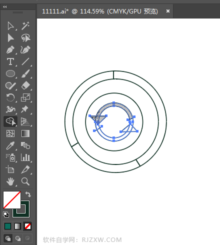 ai怎么画系统升级图标