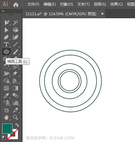 ai怎么画系统升级图标
