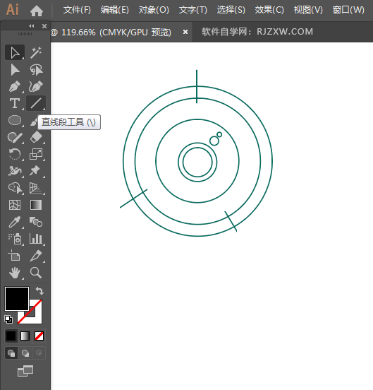 ai怎么画相机图标