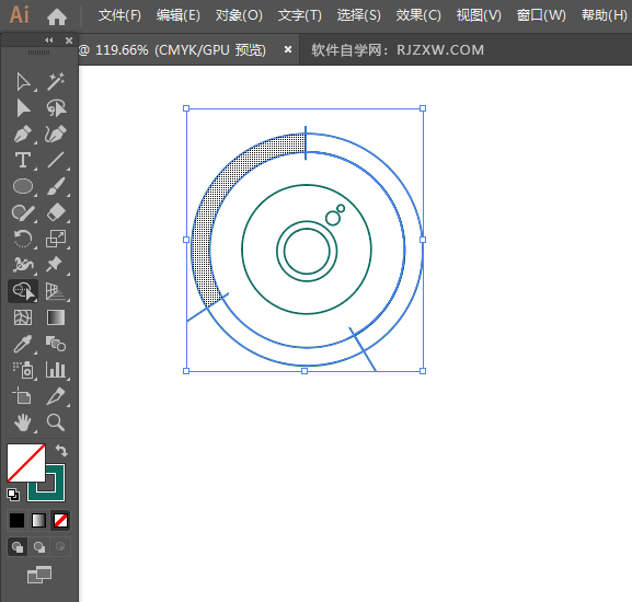 ai怎么画相机图标