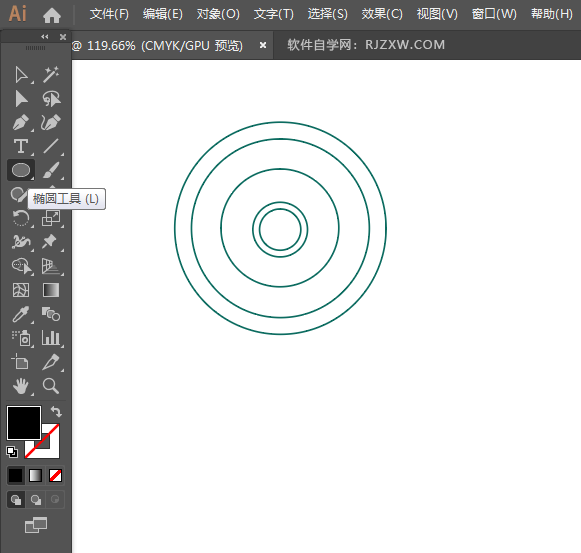 ai怎么画相机图标
