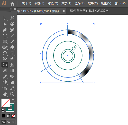 ai怎么画相机图标
