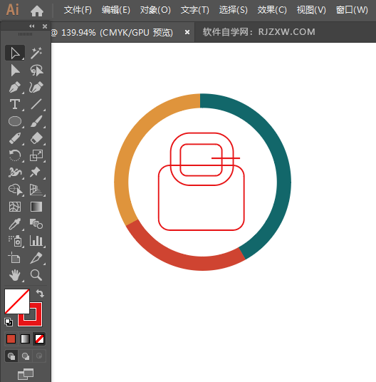 ai怎么画安全中心图标