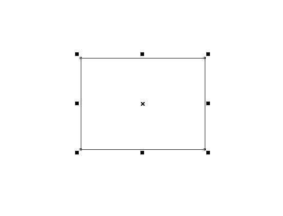 cdr怎么把矩形边变弧形