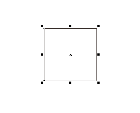 cdr矩形怎么去黑边