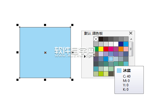 cdr矩形怎么去黑边