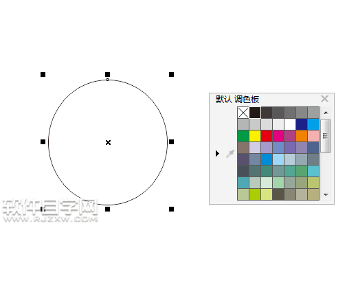 cdr画的圆不见了怎么办