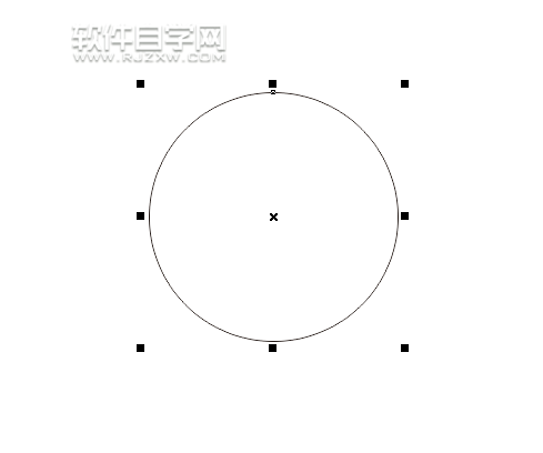 cdr画圆怎么让圆变小