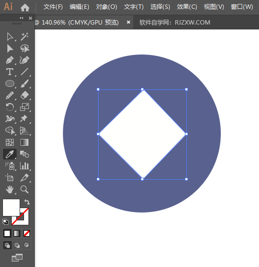 ai怎么画石材底板美缝图标