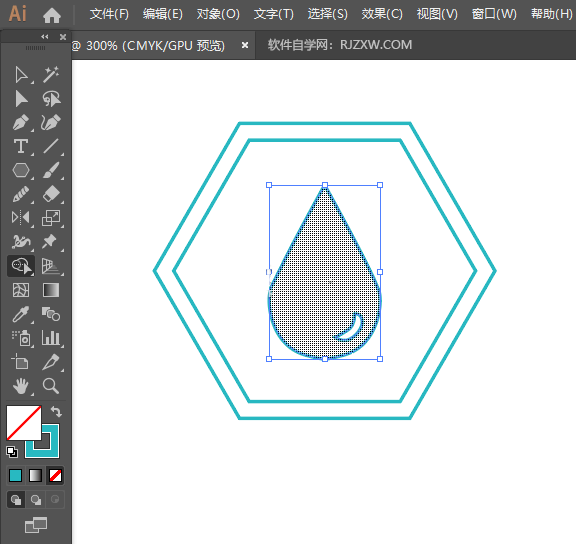 ai怎么画一个工作温度应用图标
