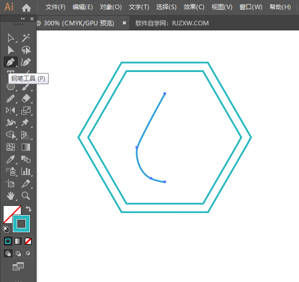 ai怎么画一个工作温度应用图标