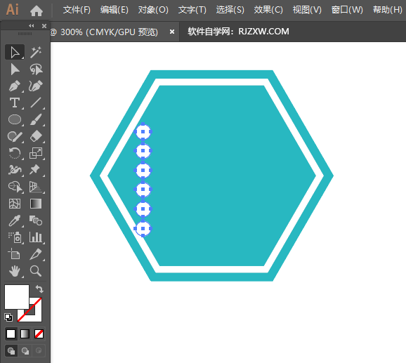 ai怎么画一个屏幕像素应用图标
