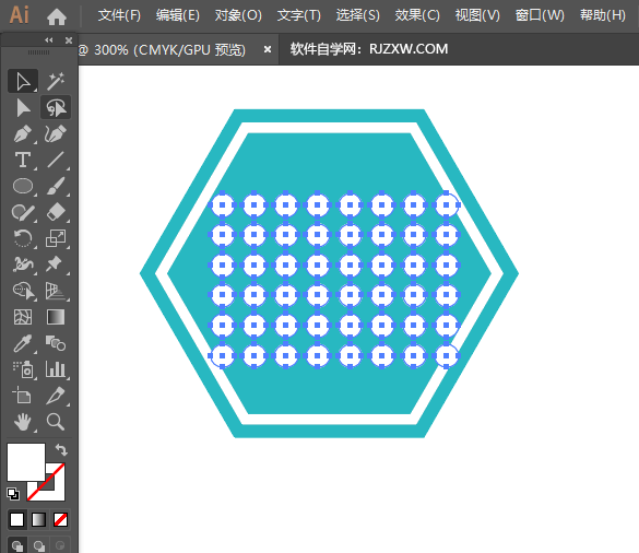 ai怎么画一个屏幕像素应用图标