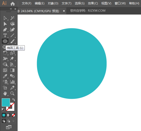ai怎么画一个简单甲醛检测图标