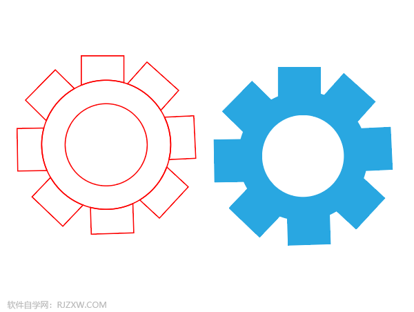 ai怎么画设置图标