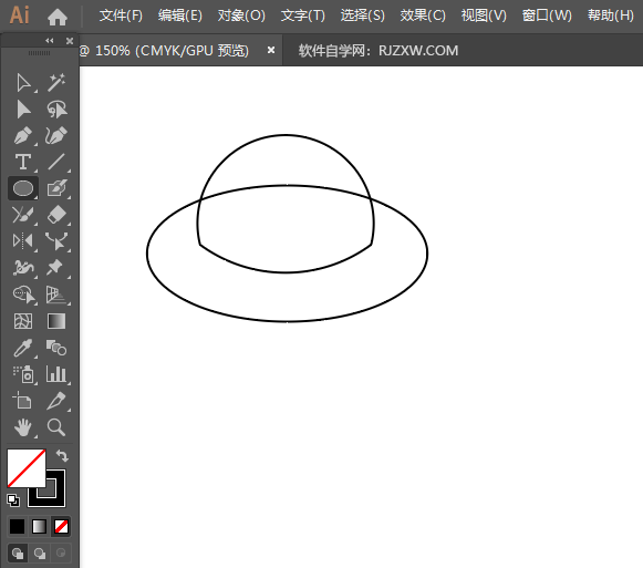ai怎么画一个外星飞船图标