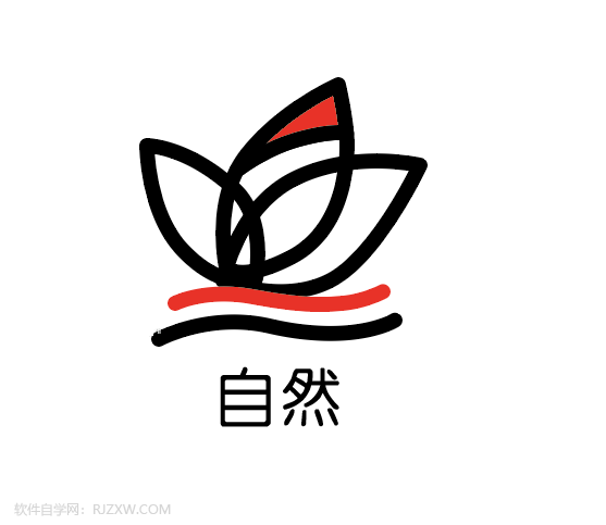 ai怎么画一个花朵作为自然图标