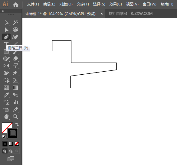 ai怎么画一个卡通水龙头图案