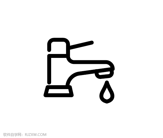 ai怎么画一个卡通水龙头图案