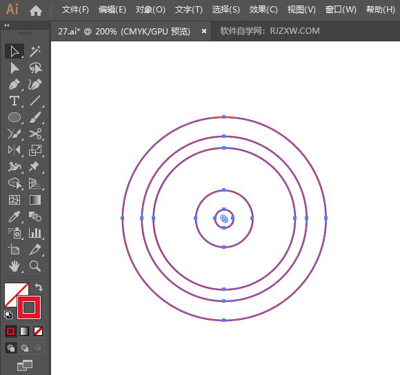 ai怎么画手提切割机效果