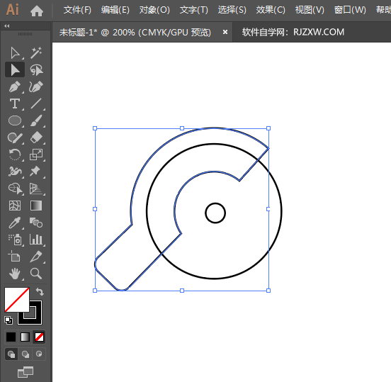 ai怎么画卡通切割机