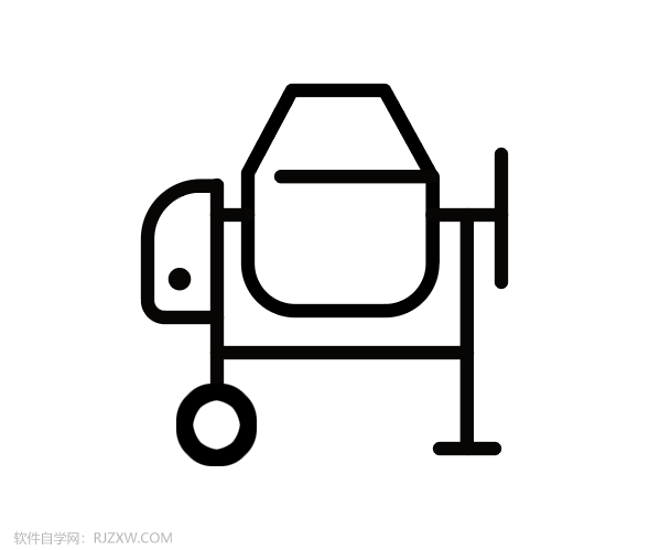 ai怎么画一个卡通搅拌机图案