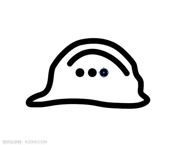 ai怎么画卡通安全帽