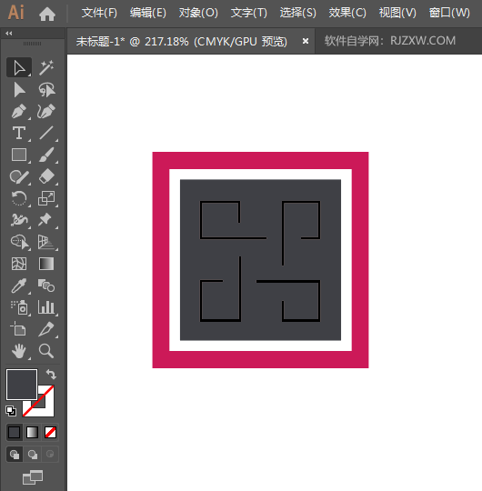 ai怎么画菱形格子