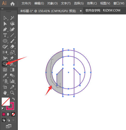 ai怎么使用偏移生成LOGO