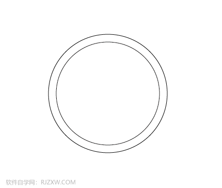 ai怎么画绿色圆环