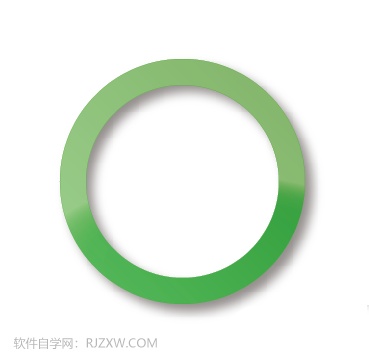 ai怎么画绿色圆环